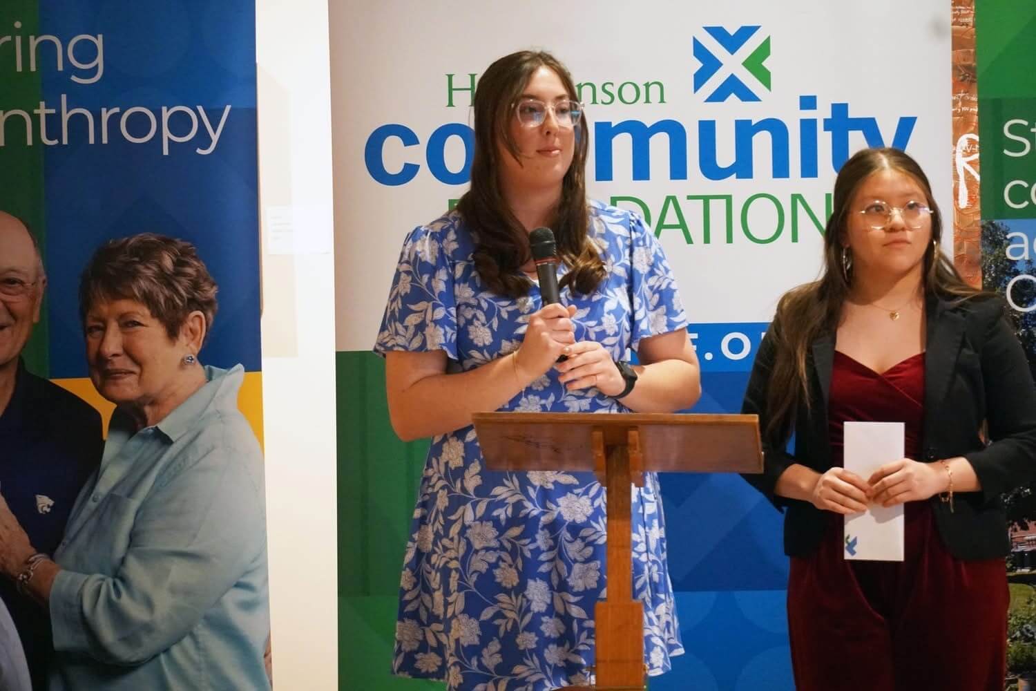 Ellie at Community Foundation Event